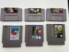 Vintage Nintendo NES and SNES Video Game Lot Classic Retro Gaming Collection