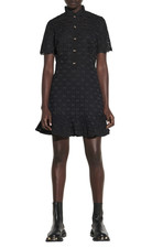 Sandro Women Felia Lace Dress Black Size 40 (L-8US)