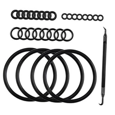  Homebrew Gasket Set, 28 Pieces Corny Kegging Sealing O-Ring 21 pcs Black
