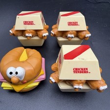 Lot If 4 Vintage 1989 Burger King Kid's Meal Lickety Splits Rolling Racers Toys