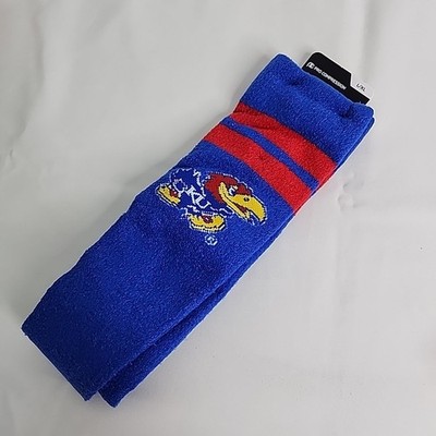 Pro Compression Socks, Kansas University Jayhawks L-XL Blue Feather Compression
