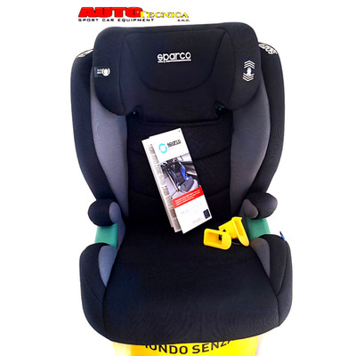 SPARCO GREY SK2000I ISOFIT BABY SEAT ECE APPROVAL R129/03 100-150 CM