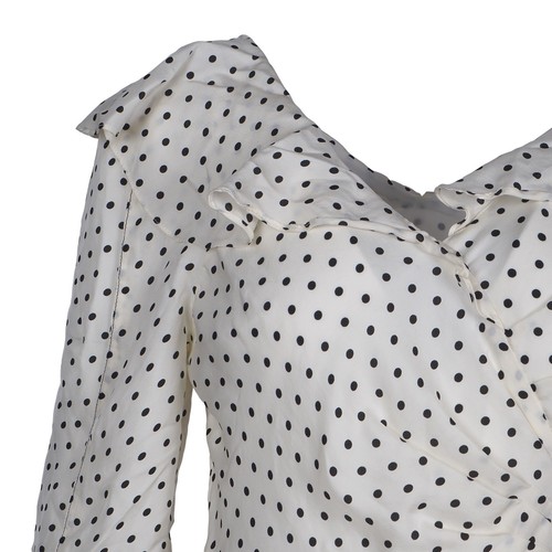 Sandro Paris Women's Dress Size 38 FR / M Polka Dots Silk Blend SFPRO02617 - Picture 4 of 8