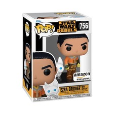 Funko Pop! & Buddy: Rebels - Ezra Bridger with Loth-Cat - Star Multicolor 