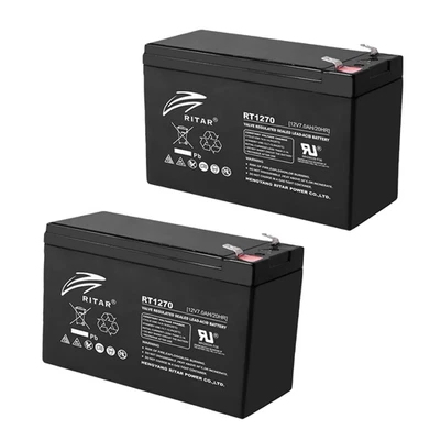 2x Stannah Stairlift 260 &600 - Ritar Replacement, Mobility Batteries