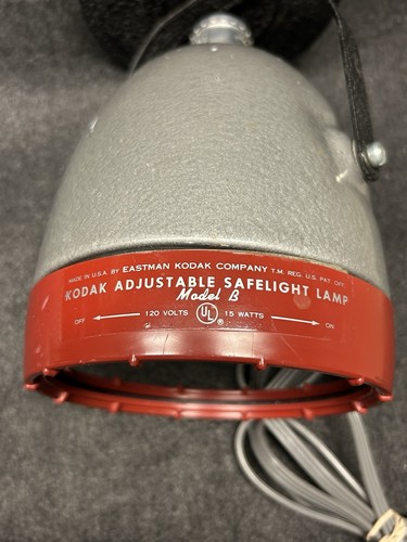 Vintage Kodak Adjustable Darkroom Safelight Lamp Model A - WORKS! - Picture 16 of 19