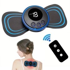 Electric EMS Neck Massager Mini Cervical Back Patch Stimulator Massageador Mat