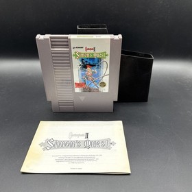 Castlevania II Simons Quest Nintendo NES custodia cartuccia manuale testato