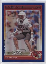 2024 Score Rookies Artist's Proof 15/35 Jaden Hicks #362 h3a
