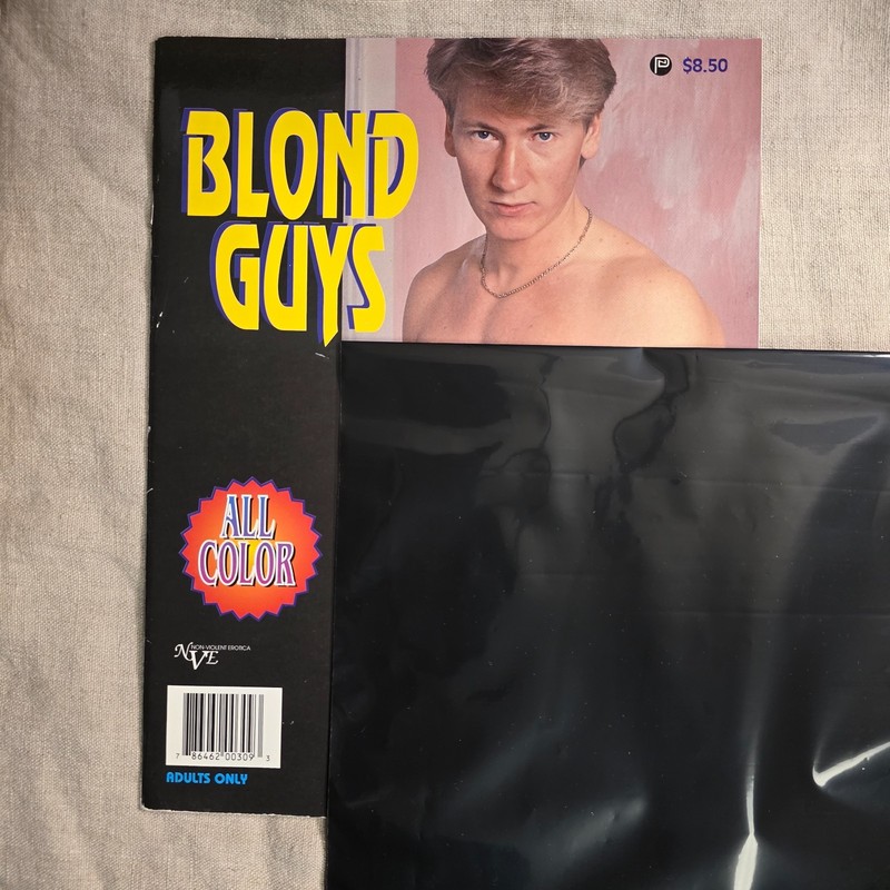 BLOND GUYS - Vintage Gay Magazine - All hot blonde studs - From the early 80s?