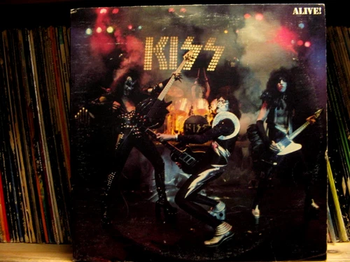 Kiss / Alive! - Classic Rock Vinyl - 1975 OG Labels With Booklet