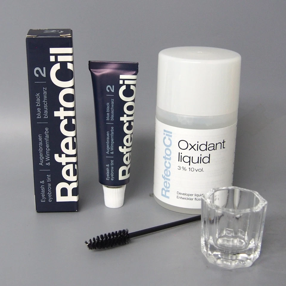 Kit de tinte profesional para pestañas Refectocil en AZUL NEGRO ELIGE DESARROLLADOR Foto 3 de 4