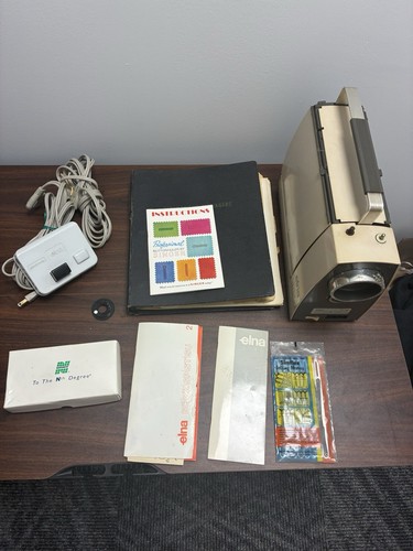 Vintage Elna Lotus Sewing Machine Vintage Set with Accessories