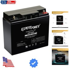 12V 20Ah - SLA Rechargeable 12V Battery for Ride on Toys, UPS, Lawn Mower, Ge...