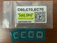 4 x Toner Chip for use in Xerox C60, C70, EC70 Production Digital Printer Refill