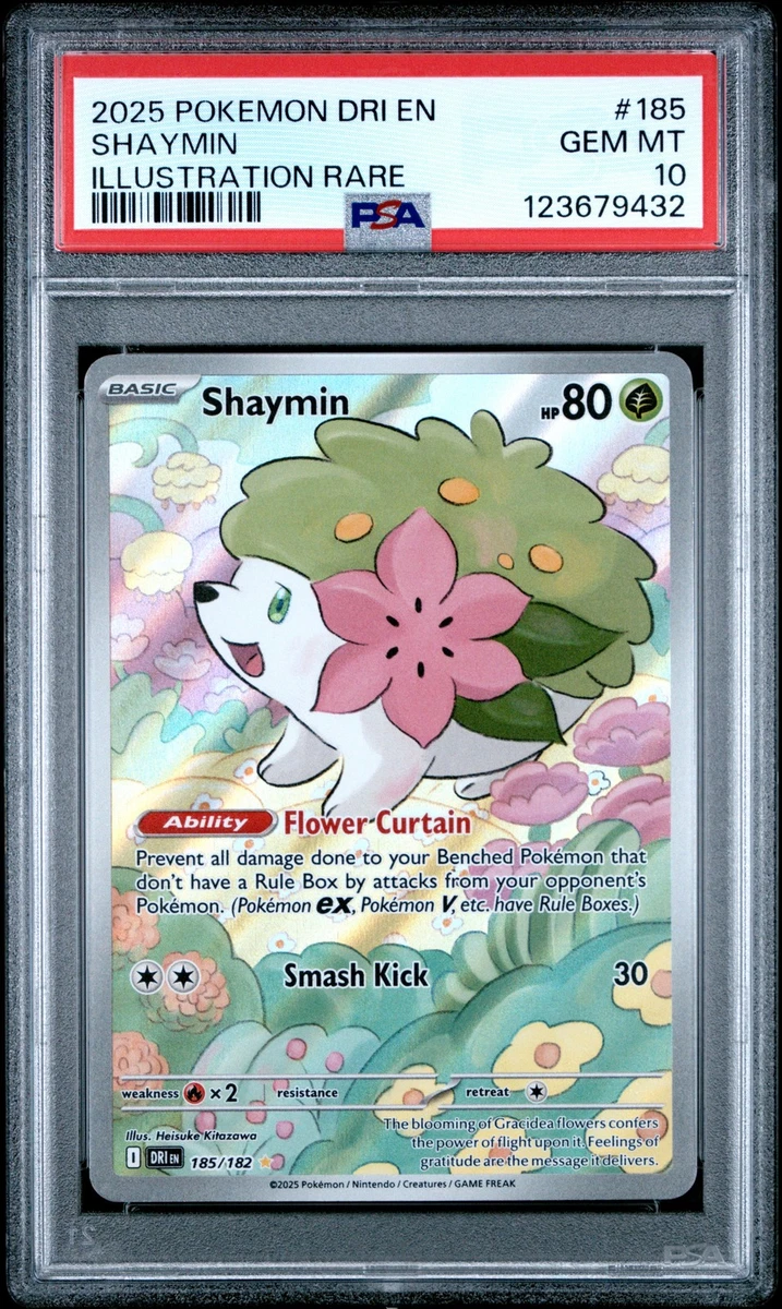 Pokémon TCG Grade 10 Shaymin Individual Collectible Card Game