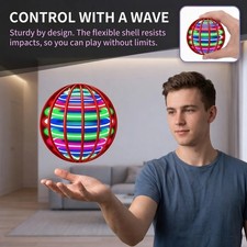 Flying Spinner Ball Flying Orb Ball Toy Hand Boomerang Hover Ball Toy Gifts
