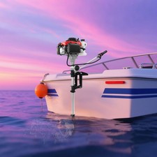 4 Stroke 4HP Outboard Motor with Propeller Cover for Boats & Yachts