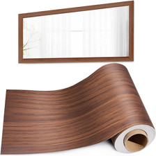 Mirror Frame Border 32FT Bathroom Wood Grain Wallpapers Decorative Tape Trim ...