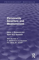 Hans J. Eysenck (U. A.) | Personality Structure And Measurement (Psychology...