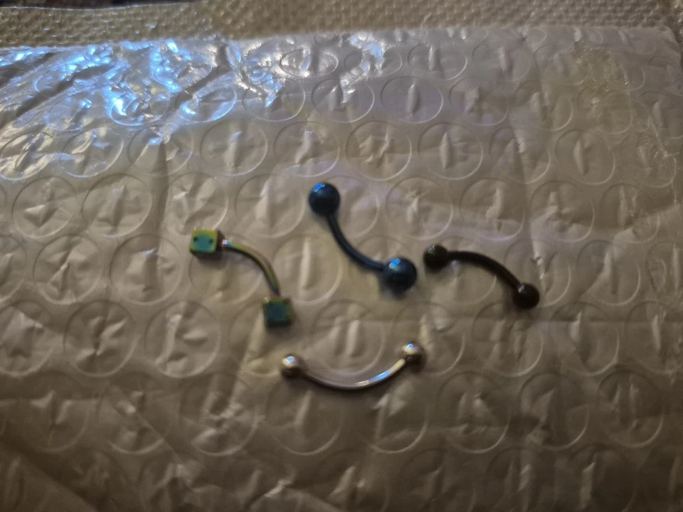 Lote de 16G Joyería Piercing Vientre, Cejas, Labios, Orejas 20G Micro Gema Nariz Anillos Foto 3 de 4