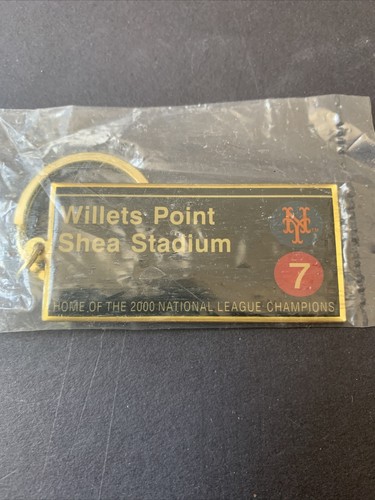 NY METS SHEA STADIUM WILLETS POINT SUBWAY Series KEY CHAIN Ws 2000 New Sealed - Picture 4 of 5