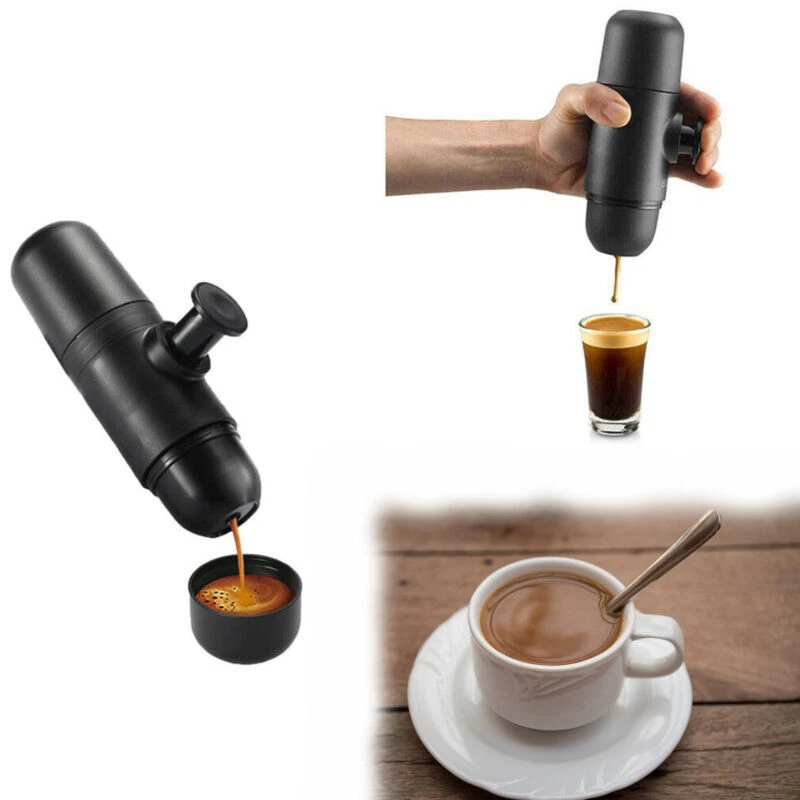 Handheld Portable Espresso Machine Coffee Maker Mini Camping Travel Mini  1-Cup