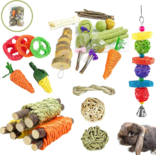 Furtastic Buddy Rabbit Toys – Deluxe 41Pcs Rabbit and Guinea Pig Accessories ... - Picture 10 of 12
