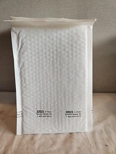 20 Uline 7 1/4 × 12 White Poly Bubble Mailers #1 S-7544