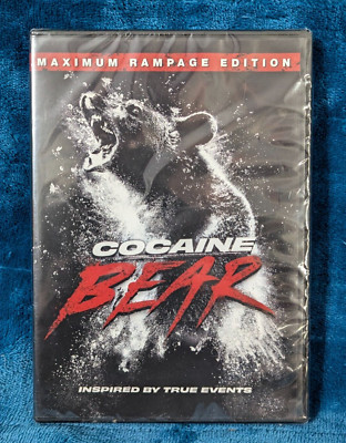 Cocaine Bear Maximum Rampage Edition DVD Keri Russell NEW Inspired True Events