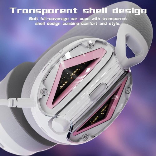 ATTACK SHARK L60 Ultra-Light Gaming Headset for PC 2.4G/Bluetooth/3.5mm - Picture 12 of 14