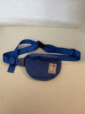 Lola California Fanny Pak Blue Small Adjustable Strap Zipper
