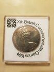 New Zealand One Dollar Xth British Commonwealth Games 1974 + Commemorative case
