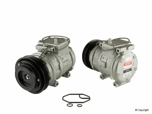 DENSO 471-1250 Compressor w/ Clutch For 87-92 Toyota Supra - Image 4 of 4