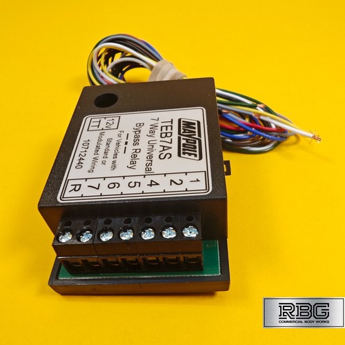 7 Way Bypass Relay Universal for Towbar Towing Trailer Caravan TEB7AS Smart 12V - Picture 4 of 13