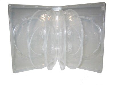 50 PCS TOP QUALITY NEW 33MM MULTI-10 DVD CASE, SUPER CLEAR, SF004SC