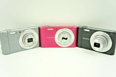 3 X Sony Cyber Shot Dsc W810 20 1mp 2 7 Lcd Appareil Photo