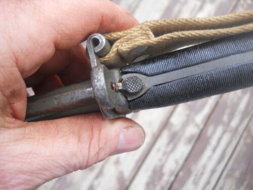 WW2 US Military Italian Issue M1 M-1 Garand Bayonet Knife w Scabbard lendlease - Picture 12 of 12