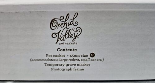 Haustierschatulle umweltfreundlich Orchid Valley Grabbox für Haustiere Größe M 18 Zoll - Bild 5 von 11