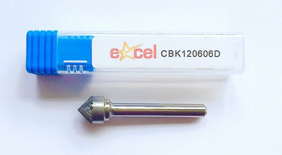 Carbide burr - 12 X 6mm 90 degree Countersink