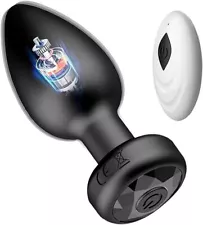 Remote Anal Bead Butt Plug Vibrator Male Prostate Massager Sex Toys for Men