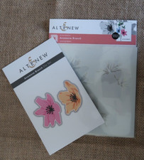 Altenew, Anemone Branch stencil and die set