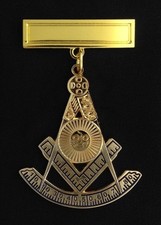 Masonic Past Master's Jewel with Engraving Bar (PM3-PB)