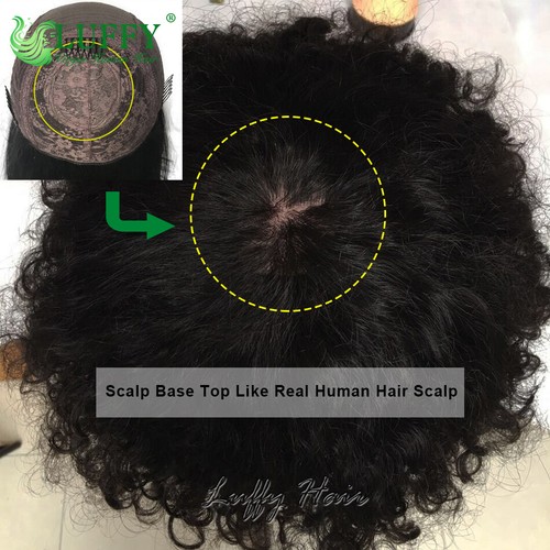 Pelucas Highlight 1B/30 Prendas para la parte superior del cuero cabelludo Hechas a máquina Pelucas Onda Cabello Humano Con Golpes - Imagen 5 de 12