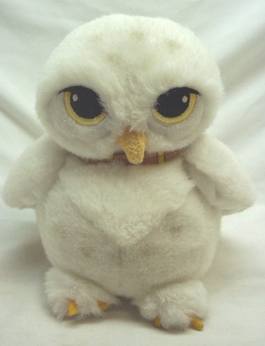 Trudi Harry Potter HEAD SPINNING HEDWIG SNOWY OWL 7" Plush STUFFED ANIMAL Toy - 第 1/6 張圖片