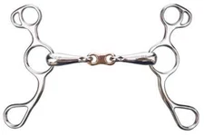French Link Sliding Gag Bit 5.5" NEW