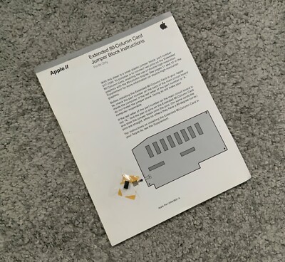 für Vintage Computer Apple II BITTE BESCHREIBUNG LESEN Ref.Appl80