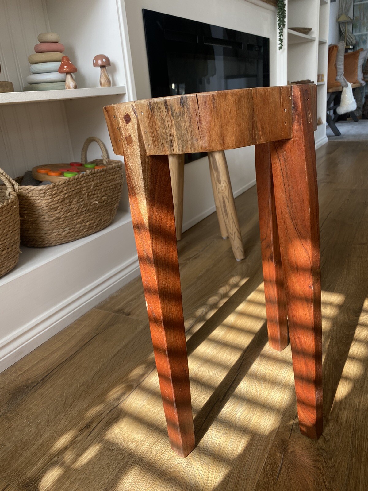 wooden side table eBay