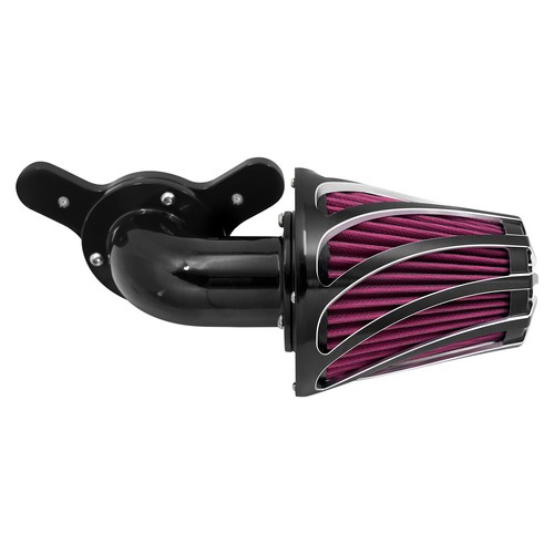 Spiral Sucker Air Cleaner Filter Red Intake For Harley Electra Road Glide 08-16 - Picture 12 of 20