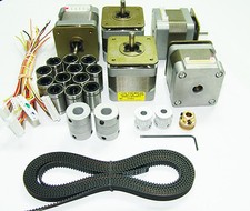 Kit 5 Pulegge Cinghia Nema 17 Japan Servomotori Passo GT2 Cuscinetti Accoppiatori 3D
